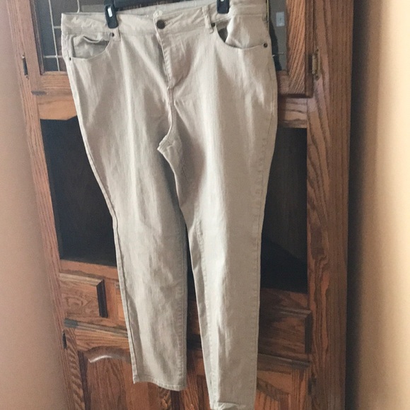 khaki jeans womens plus size